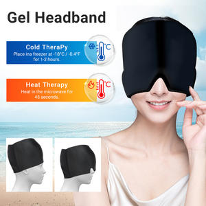 Ice Compression Cap Gel Enxaqueca <span class=keywords><strong>Relief</strong></span> Hat Headache Hat e máscara para olhos inchados - Product Image 6