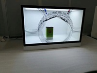 86 pouces taille humaine interactive transparente LCD vitrine 3D hologramme boîte écran tactile holo portrait projection en temps réel