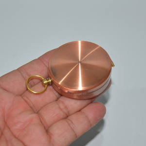 Brújula Geológica Portátil de Latón y Cobre Luminosa para Viajes y Senderismo, Brújula Vintage con Reloj Solar, Regalo para Camping - Product Image 6