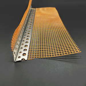 Profilo Angolare Moderno Zincato e <span class=keywords><strong>in</strong></span> Plastica/Vinile Resistente agli Urti con Protezione a Rete per Cartongesso - Materiale Edile - Product Image 6