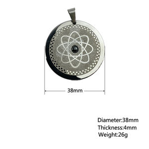 Liontin energi 7 dalam <span class=keywords><strong>1</strong></span> teknologi Jepang Ion negatif jimat baja tahan karat kustom CAMAZ liontin kuantum Sains - Product Image 2