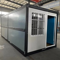 Vente directe usine – Conteneur pliable moderne de 20, 30 ou 40 pieds, utilisable comme garage, appartement, cuisine, entrepôt ou bureau