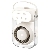 Ventilateur de climatisation de bureau portable, grand réservoir d'eau, brume glacée, refroidissement silencieux, mini climatiseur