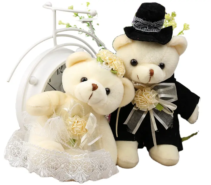 CE/ASTM 2024 produk baru trendi gaun pernikahan kustom mainan boneka boneka hewan boneka mainan beruang lucu