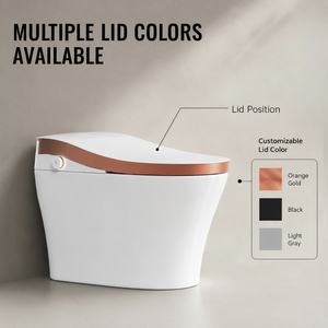WC intelligent monobloc certifié CUPC MWD avec bidet intégré, 110V, chasse d'<span class=keywords><strong>eau</strong></span> automatique à capteur, installation encastrée 12 pouces pour le nouveau marché américain - Product Image 4