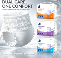 JR Pro Duo Culottes absorbantes pour adultes, sous-vêtements jetables à double protection pour personnes âgées