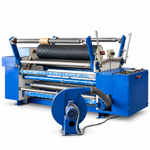 Machine à découper et rembobiner les rouleaux, équipement automatique de découpe et de rembobinage pour papier, film, plastique, feuille et emballages flexibles - Product Image 1