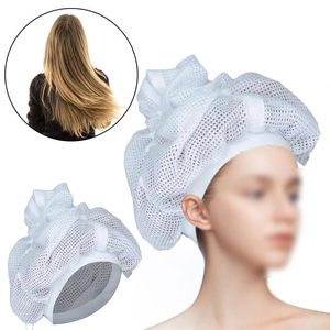 Bonnet en filet pour séchage et bouclage des cheveux, blanc, noir, rose, usage domestique, femme, 120D, 30-49g - Product Image 3