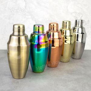 Coctelera de Acero Inoxidable de 550 ml (18 oz), Estilo Americano, de 3 Piezas, con Colador Integrado, para Cócteles, Vino y Bebidas - Product Image 2