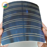 Cellule Solaire Monocristalline PERC 6,54W 166x166mm 6BB Sans Busbar 23,9% d'Efficacité Bleu Foncé Haute Absorption de Lumière