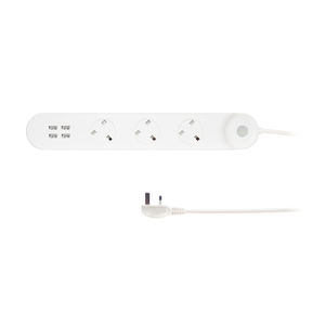 Multiprise intelligente UK HK avec application IoT <span class=keywords><strong>Prise</strong></span> en charge du <span class=keywords><strong>fonctionnement</strong></span> vocal de Google Assistant Alexa - Product Image 4