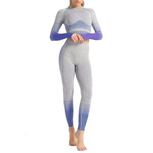 Ensemble de vêtements de sport pour femmes sans couture, leggings sculptants et soutien-gorge de sport - Product Image 2