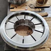 Almohadilla de Empuje de PTFE, Alternativa a la Rodamiento de Babbitt de Metal Blanco, Almohadilla Inclinable de PTFE Libre de Mantenimiento para Bomba de Turbina