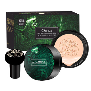 OCHEAL Vente flash Crème CC hydratante pour le visage à base de champignon, longue tenue, éclaircissante, effet coussin d'air, soin de la peau, maquillage - Product Image 4