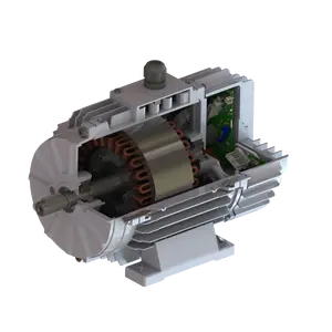 Transformador de motor axial ec, transformador de motor de refrigeração, controle de velocidade variável, baixo ruído, ie4 ie5, alta eficiência