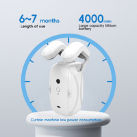 Tuya pour la maison, la chambre à coucher, l'hôtel, facile à transporter, pas besoin d'alimentation externe, moteur de rideau intelligent, robot ouvre-rideau, rideau automatique