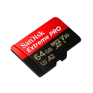 Sandisk Extreme Pro kartu SD flash tf mikro, kartu memori 64gb 100% G 128G 256g hingga 512 m/detik C10 A2 V30 U3 dengan adaptor 200 asli