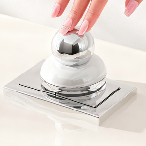 Spherical Toilet Lid Lifter Round Anti Bacteria Non Electric For All Seasons - Product Image 1