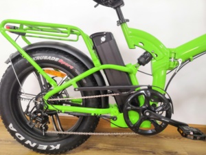Vélo électrique pliable de 20 pouces, ebike avec pneus larges, 500W 48V, pour la plage, la neige, nouvelle collection - Product Image 4