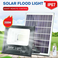 Vertak haute puissance économie d'énergie étanche IP67 100W 150W 200W 300W 400W a mené la lumière d'inondation de projecteur solaire pour la cour de jardin