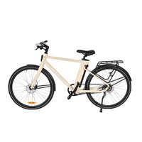 Bicicleta Eléctrica Urbana de 250W con Transmisión por Correa, Frenos de Disco Hidráulicos, Batería Integrada, Estilo Stepover, Disponible en Almacén de la UE