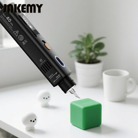 JAKEMY Couteau à découper le caoutchouc à ultrasons portable automatique 35W haute précision multifonctionnel facile à utiliser faible bruit DC 12V/15V 4mm