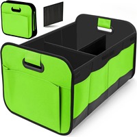Boîte de rangement pour coffre de voiture en cuir pliable multifonctionnelle, vente chaude