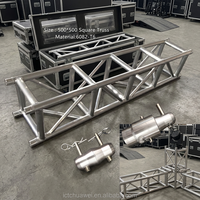 Sistema de Techo para Cabina de DJ ICTC SN500x500 Usado, Estructura de Iluminación de Aleación de Aluminio, Soporte de Truss Plegable, Ligero y Portátil para Escenario