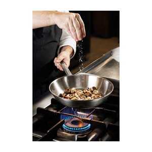 Padella Chef-Inox in acciaio inossidabile da 8 pollici, resistente per cucinare e friggere - Product Image 2