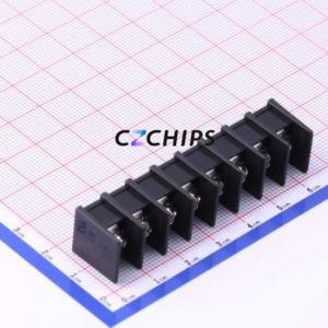 KF25C-7.62-8P Barrier Terminal Block Through hole Component (THT),P=7.62mm Connector Two Sides 7.62mm 1x8P Straight Pin - Product Image 1