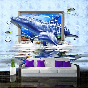 วอลเปเปอร์ภาพพิมพ์บนผ้าใบกันน้ำสีสันสดใสแบบกำหนดเองจากโรงงานโดยตรง - Product Image 3