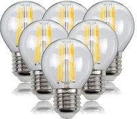 Globe Ampoule à filament Led 360 degrés ac85-265v ampoule à filament G45 4W à intensité variable