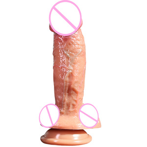 Dildos réalistes pour hommes, petits, moyens, grands, masturbateur féminin double couche, plug anal, matériau souple, ventouse pour le sexe adulte - Product Image 6