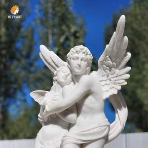 Statue de <span class=keywords><strong>Psyche</strong></span> <span class=keywords><strong>et</strong></span> de <span class=keywords><strong>Cupidon</strong></span> grandeur nature en marbre, sculpture décorative antique en pierre naturelle pour amoureux, à vendre - Product Image 5