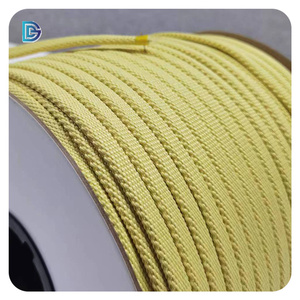 Corde tressée en aramide ignifuge personnalisable de 10mm 6mm 12mm Spécifications pour la traction de mine de charbon fabriquée en <span class=keywords><strong>fibre</strong></span> Technora ignifuge - Product Image 6