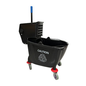 En gros, <span class=keywords><strong>Chariot</strong></span> seau essoreur <span class=keywords><strong>pour</strong></span> nettoyage hôtelier et <span class=keywords><strong>de</strong></span> restaurant, en plastique robuste 36L, avec essoreur à pression latérale et basculement vers le bas - Product Image 1