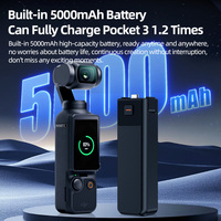 Poignée de batterie Portable pour DJI Osmo Pocket3 batterie externe portable accessoires de chargeur de caméra batterie intégrée 5000mAh