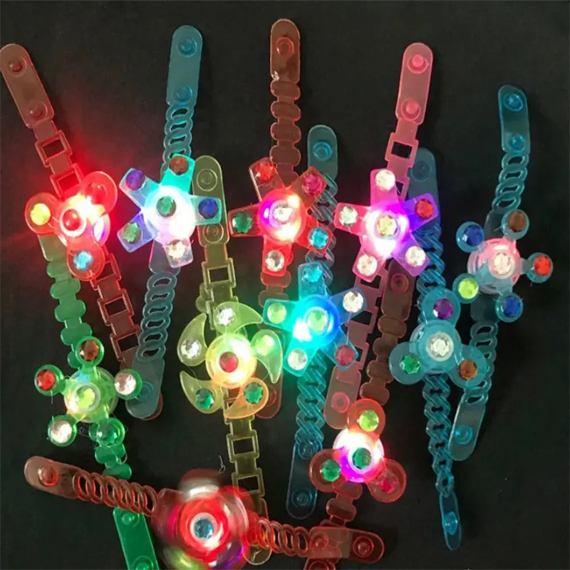 Montre lumineuse pour enfants, mélange de lampes LED de dessins animés, différents styles, jouet clignotant, idée cadeau, 1 pièce