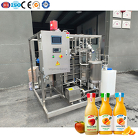 CE Automatische 2000L/H SUS304 Flesjes Drankverwerkingslijn Mango Fruchtsap Pasteuriseermachine