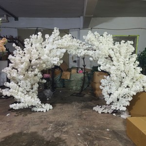ซุ้มดอกซากุระประดิษฐ์สีชมพูสำหรับตกแต่งงานแต่งงาน - Product Image 2