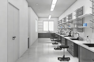 맞춤형 실험실 작업대 연구 장비 디스플레이 캐비닛 병원 연구실 디자인 시약 선반 - Product Image 2