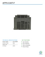 Contrôleur programmable d'occasion P-an Smart PLC AFPX-C40T-F Série FP-X pour l'automatisation industrielle