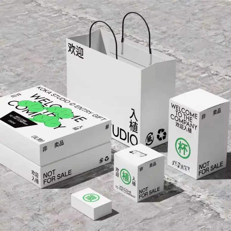 Kundendefiniertes einzigartiges Design Produktverpackungsbox mit Marke in der Sammlung für Parfümtüten Handtaschen