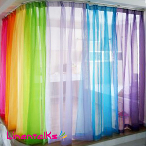 Telón de fondo blanco drapeado gasa cortinas transparentes tul tienda techo fiesta boda techo decoraciones - Product Image 4