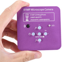 Caméra vidéo industrielle USB 51MP 1080P avec capteur CMOS, indice de protection IP53, objectif zoom 120x, microscope monoculaire pour réparation mobile et PCB Magic Earth