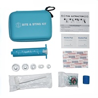 Kit d'extraction de venin de toxine de morsure d'insecte outil de sauvetage d'urgence pour l'aventure sauvage en plein air