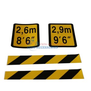 High Quality 3M Adhesive Waterproof PVC ISO9001 >25 Year Lifespan Custom <strong>Logo</strong> For Shipping Container Marking Decal - Product Image 3