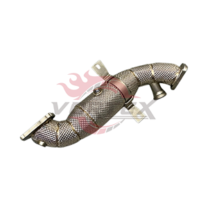 Tuyaux d'échappement VORTEX pour Alfa Romeo Giulia/Stelvio 2.0T 2017-2021 Système d'échappement de voiture en acier inoxydable Tuyau à flux libre - Product Image 2