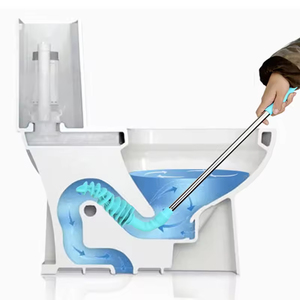 Strumento di pulizia portatile a manico lungo <span class=keywords><strong>per</strong></span> il bagno che blocca lo strumento di rimozione degli intasamenti <span class=keywords><strong>per</strong></span> dragaggio <span class=keywords><strong>per</strong></span> acqua lavello scalabile <span class=keywords><strong>per</strong></span> condutture dispositivo di draga - Product Image 2
