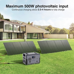 キャンプ用ソーラー発電所 700W 1200W 1500W 3000W 5000W 屋外ポータブルソーラー Lifepo4 ポータブル電源 - Product Image 6